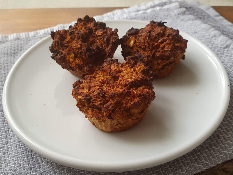 Gluten-free carrot and coconut muffins