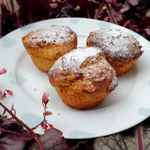 Lemon and cottage cheese muffins