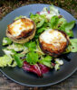 Sardine stuffed mushrooms