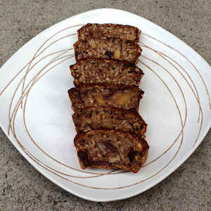 Chestnut and coffee banana bread