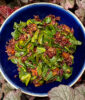 Cumin cabbage with black rice