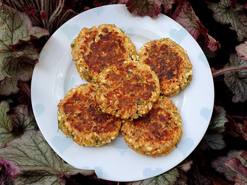 Curd cheese and dill drop scones