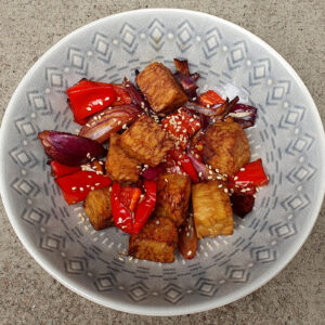 Teriyaki tempeh