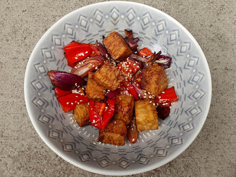 Teriyaki tempeh