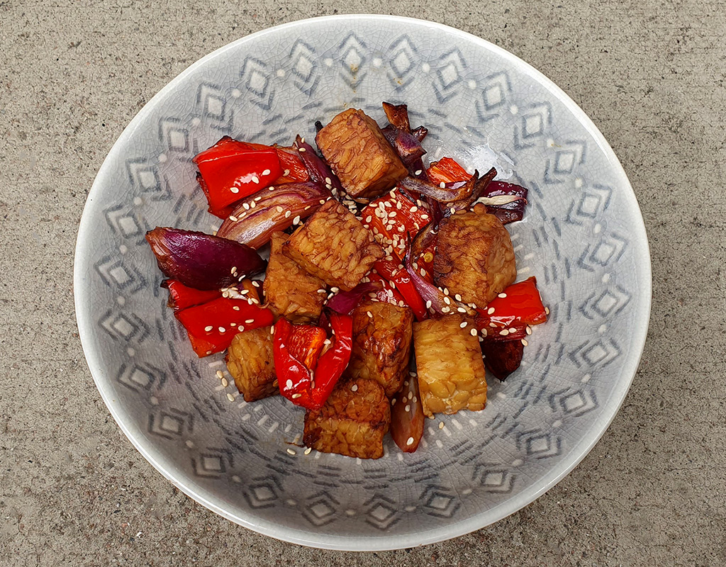 Teriyaki tempeh