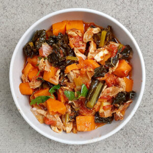 BBQ Chicken and Sweet Potato Stew