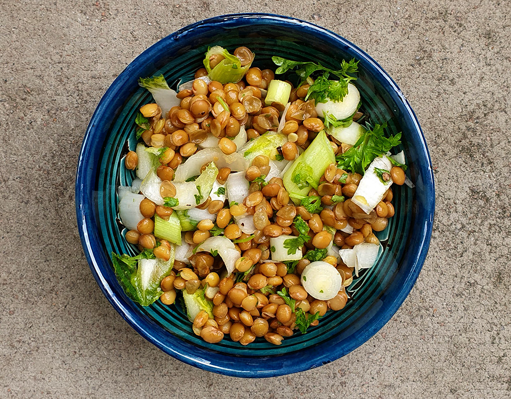 Chicory and Lentil Salad