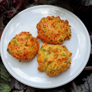 Green Pea and Cottage Cheese Fritters
