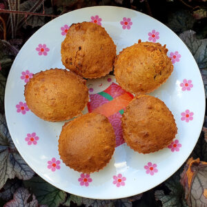 Healthy Carrot and Walnut Muffins