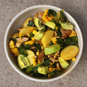 Mexican-Style Potato and Chicken Salad