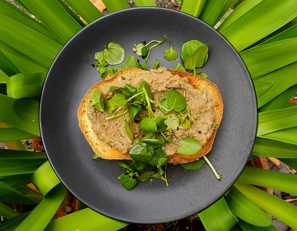 Aubergine and Sardine Spread