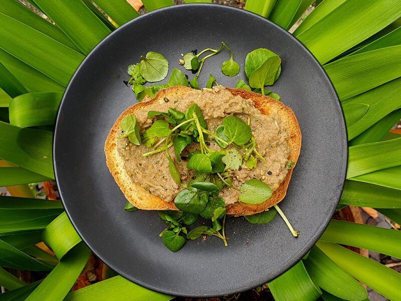 Aubergine and Sardine Spread