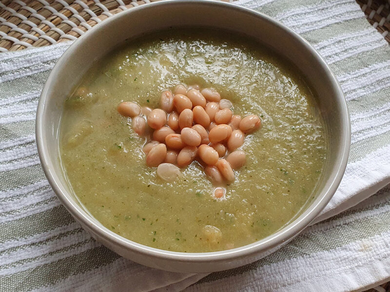 Broccoli and Kohlrabi Soup