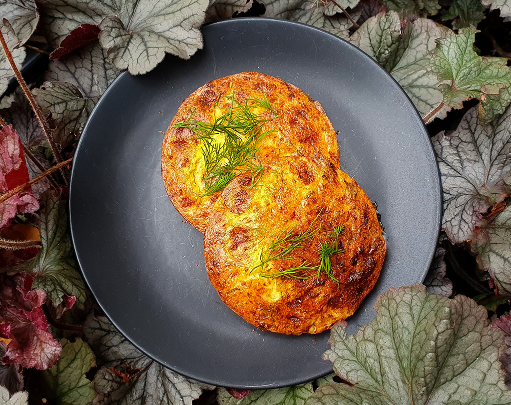 Gluten-Free Cottage Cheese Flatbread with Dill