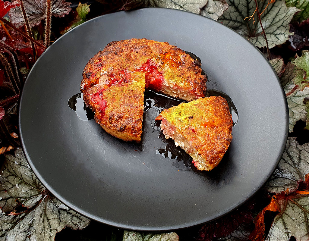 Mini Raspberry and Almond Cheesecake