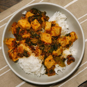 Quorn and Spinach Chili