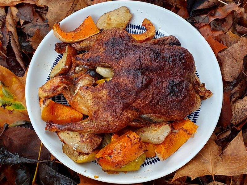 Autumnal Roasted Duck