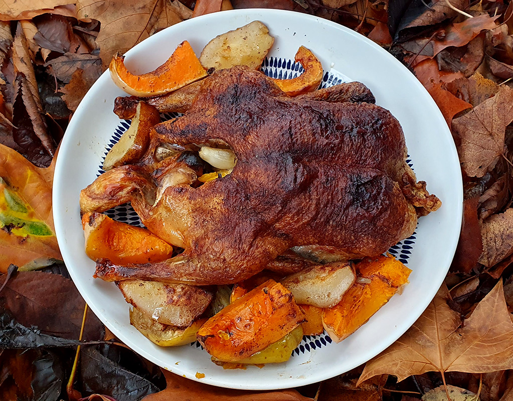 Autumnal Roasted Duck