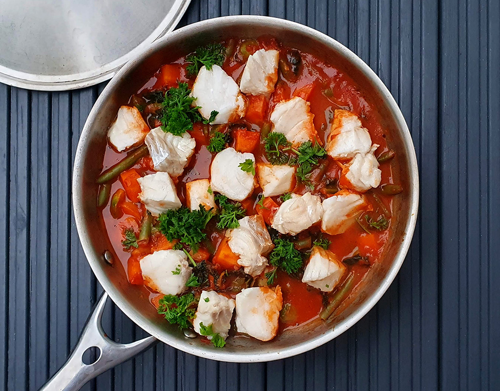 Cod and Green Beans Chilli