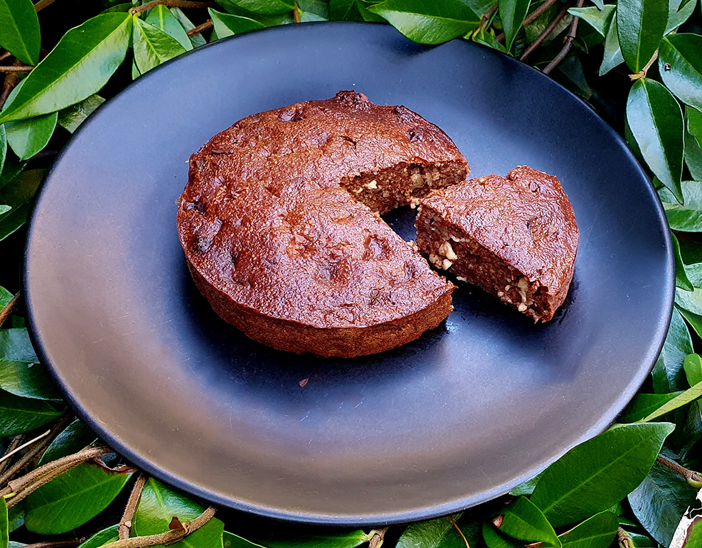 Cottage Cheese Cake with Dates and Walnuts