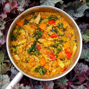 Easy Chicken and Red Lentil Curry