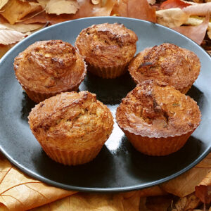Healthy Chestnut and Oat Muffins