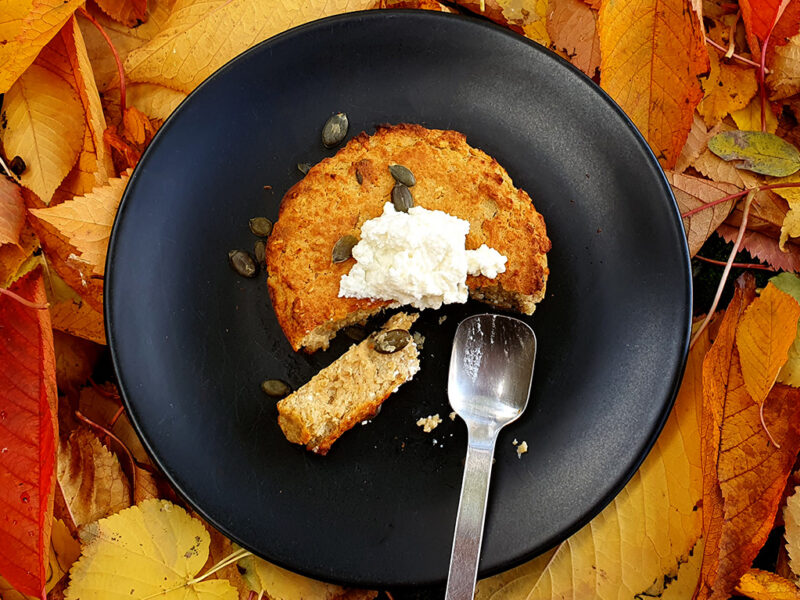 Healthy Pumpkin and Ricotta Cakes