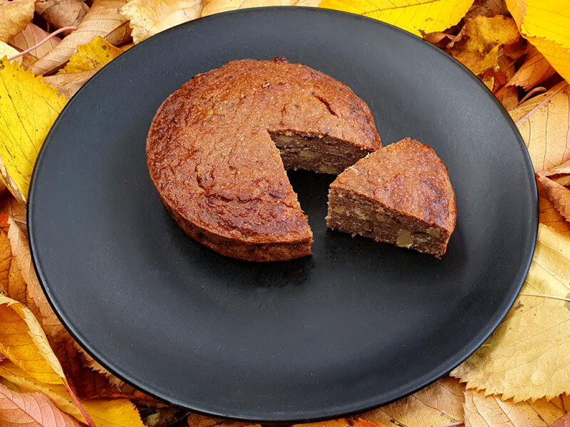Healthy Ricotta and Chestnut Cake
