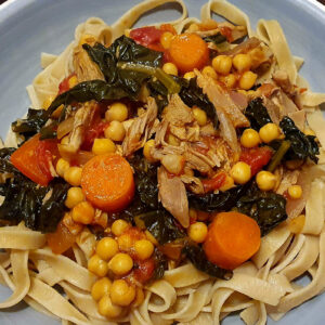 Leftover Duck and Chickpea Ragu