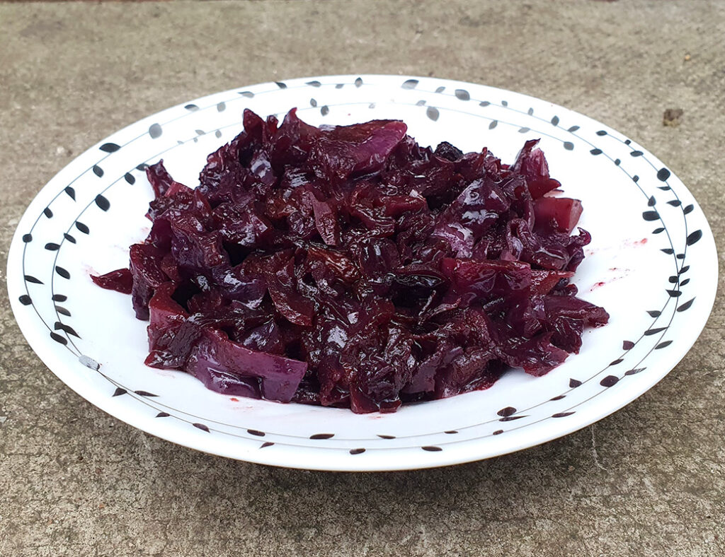 Balsamic Braised Red Cabbage