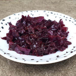 Balsamic Braised Red Cabbage