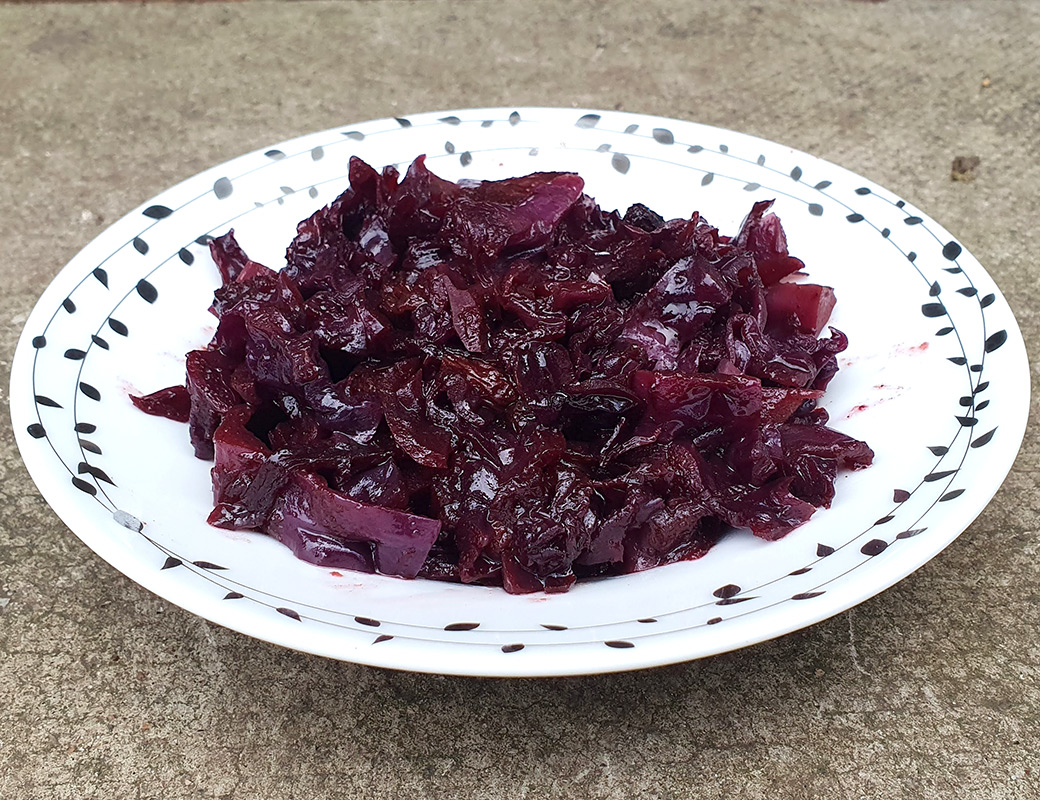 Balsamic Braised Red Cabbage