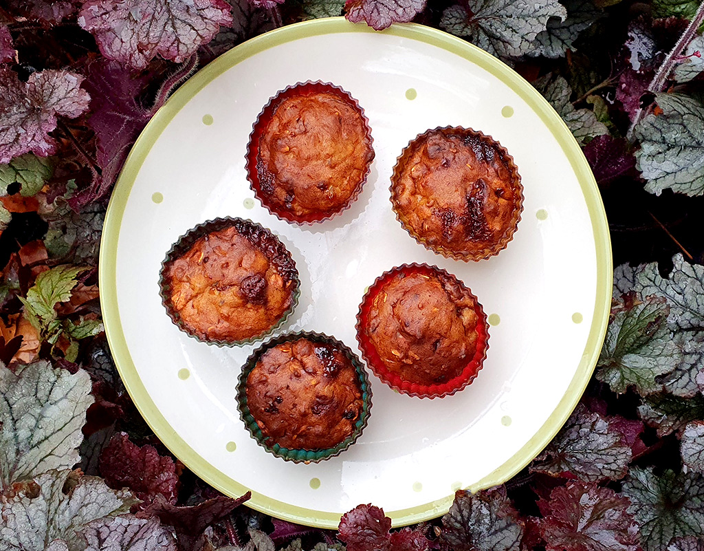 Chestnut and Chocolate Banana Muffins