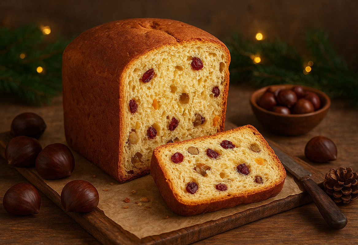 Chestnut & Cranberry Panettone