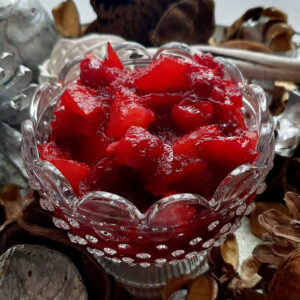 Cranberry Sauce with Ginger and Pear