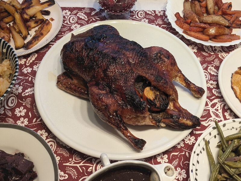 Marmalade and Cranberry Glazed Duck