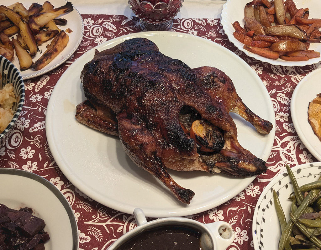 Marmalade and Cranberry Glazed Duck