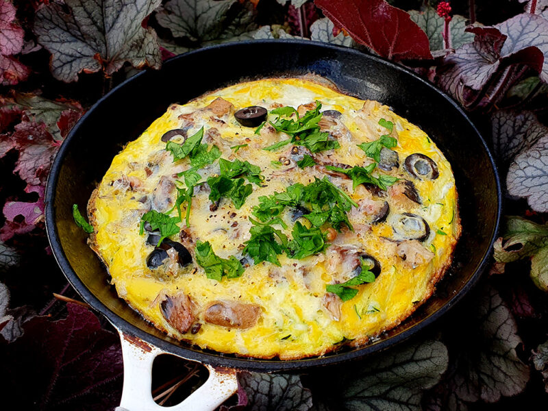 Sardine and Courgette Frittata