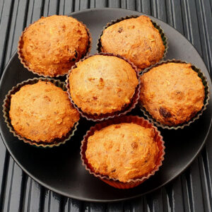 Carrot and Beetroot Muffins