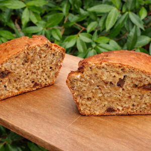 Chestnut and Dates Banana Cake