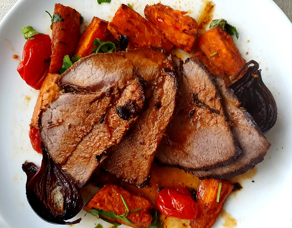 Chipotle Glazed Roast Beef