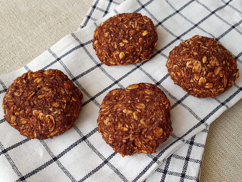 Coconut and Chocolate Banana Cookies