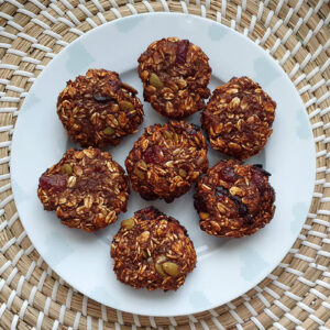 Cranberry oat cookies