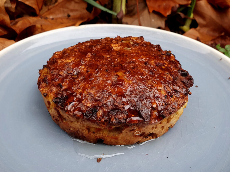 Mini Cottage Cheese Cake with Chestnuts