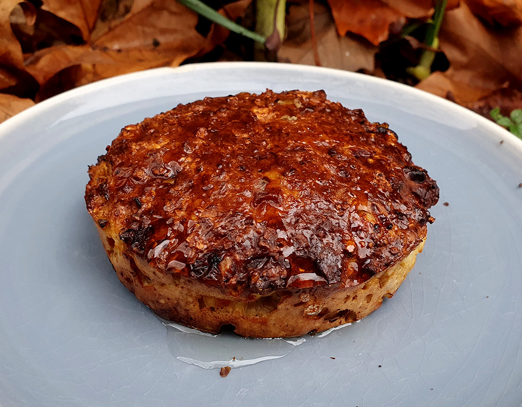 Mini Cottage Cheese Cake with Chestnuts