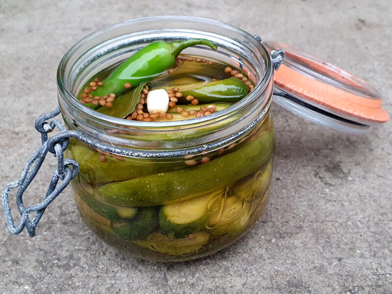 Pickled Baby Cucumbers