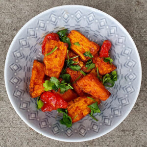 Spiced Air Fryer Sweet Potatoes