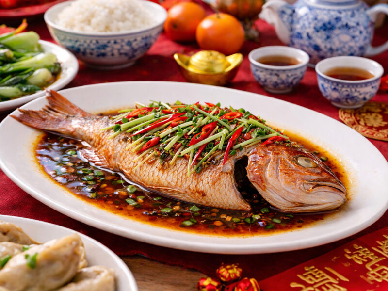 Chinese Steamed Red Bream