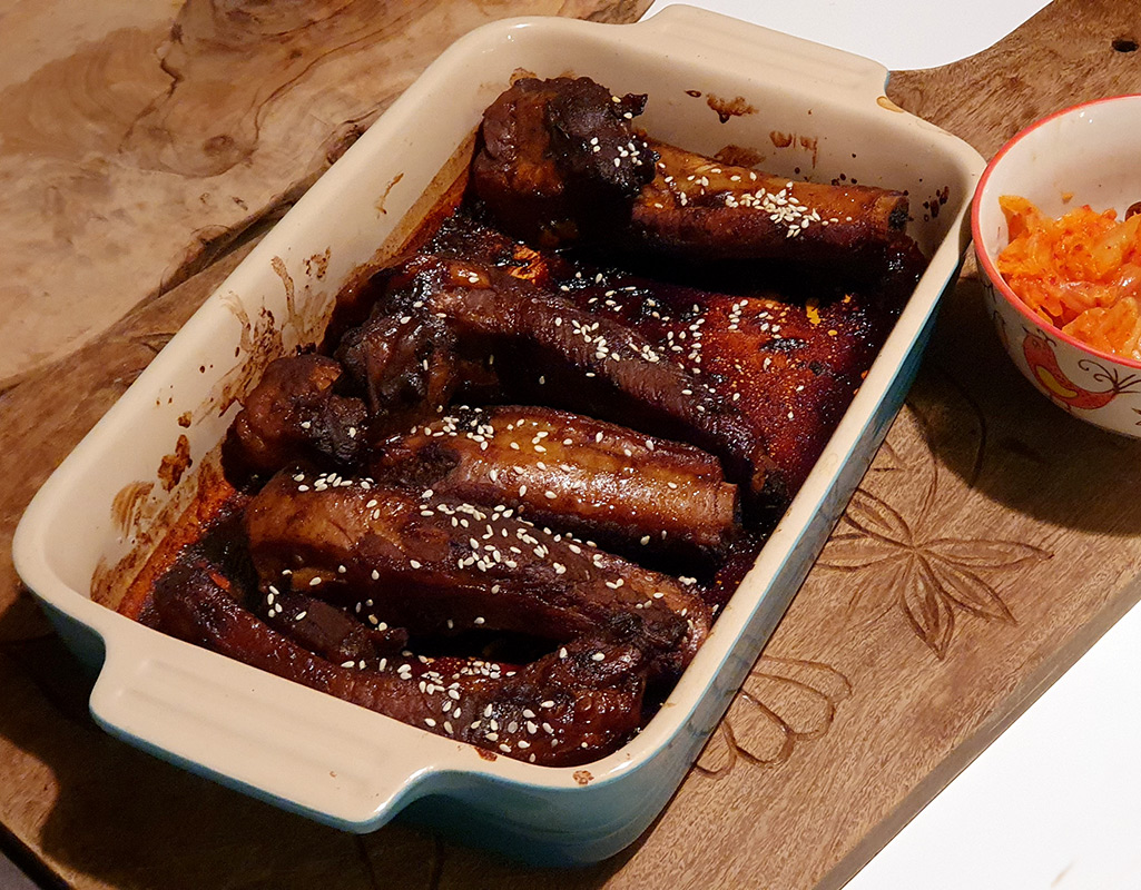 Korean-Style Pork Ribs