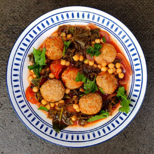 Pork Meatballs and Chickpeas Stew